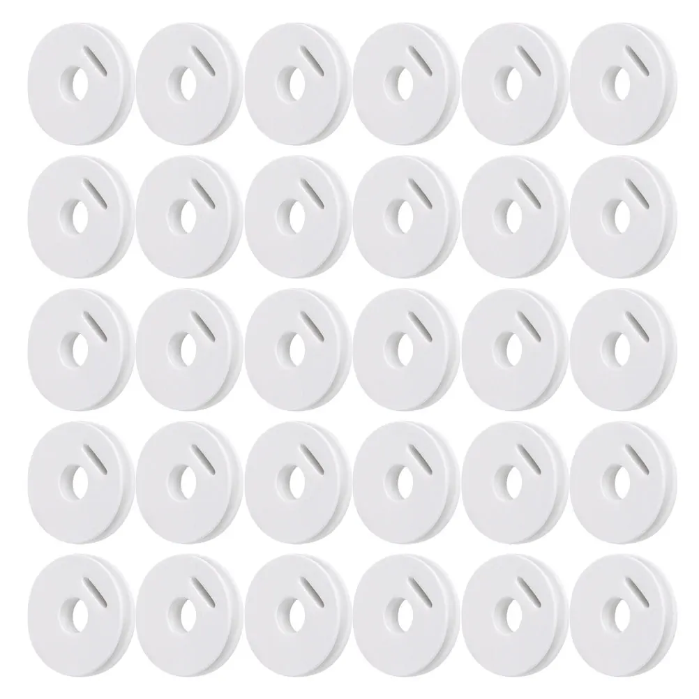 

100 Pcs Foam Main Fishing Tackle Gear Spool Line Group White Spools EVA Durable Lightweight Small Save Time Labour