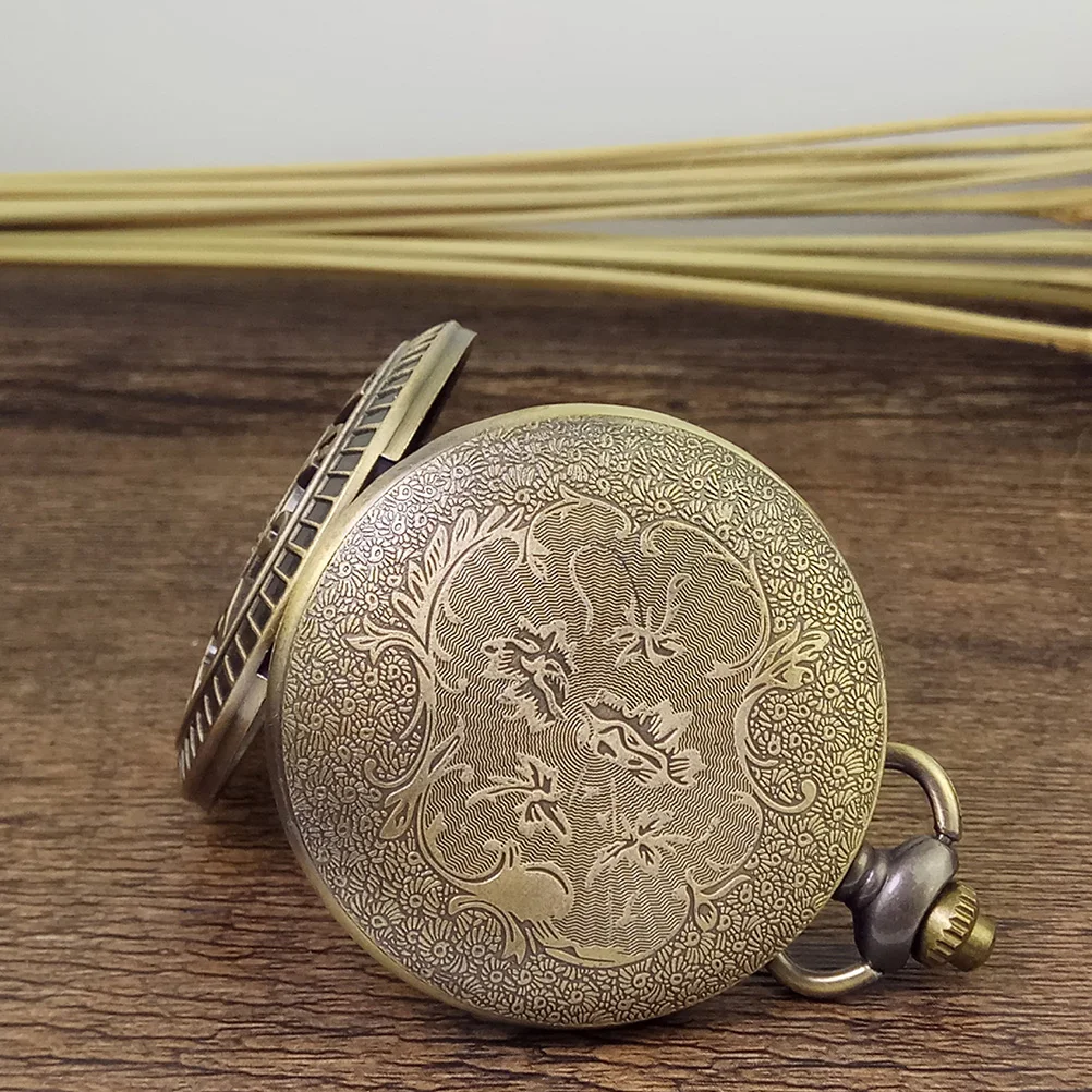 Digital Hollow Pocket Watch Round Personalized Creative Clothes Decoration Durable Lightweight Easy To Read Exquisite Detail