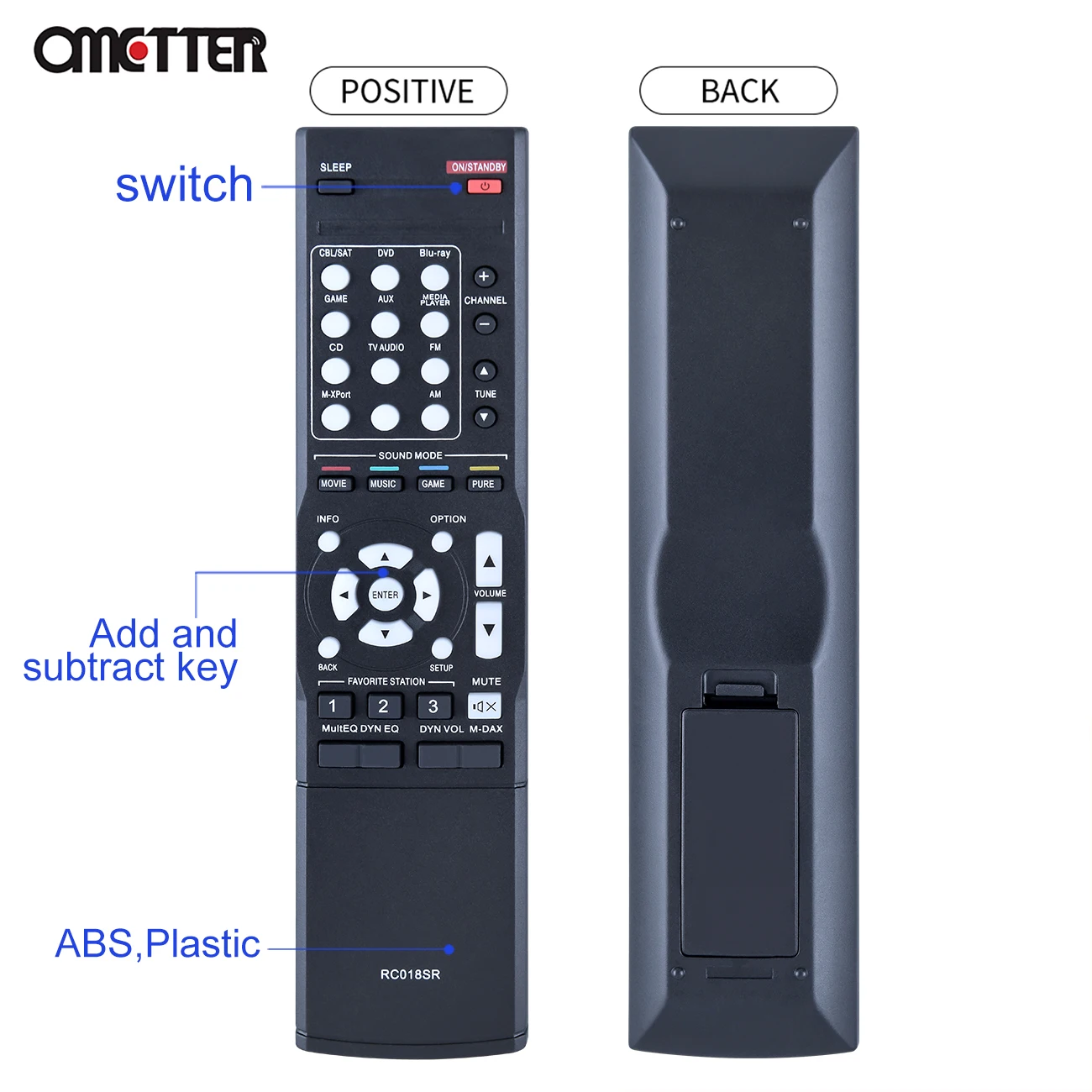 Mới RC018SR Cho Đầu Đĩa Marantz NR1403 5.1 Từ Xa Bộ Kênh Gia Đình Thu