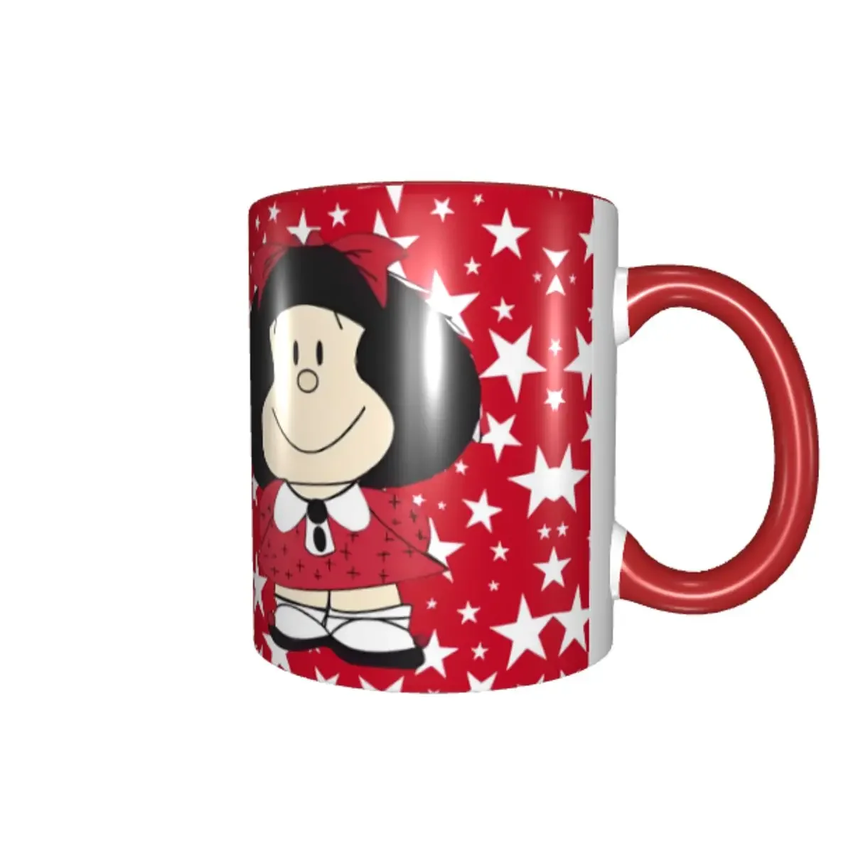 Custom Cute M-Mafaldas Funny Cartoon Mugs DIY Classical Comic Ceramic Tea Milk Coffee Cup