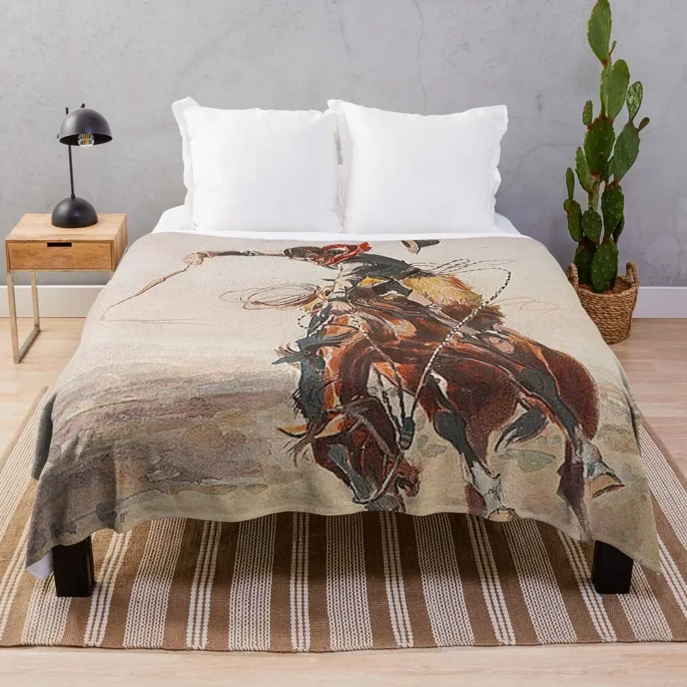 

Cowboy Life Throw Blanket manga Multi-Purpose Furrys Blankets For Bed Blankets