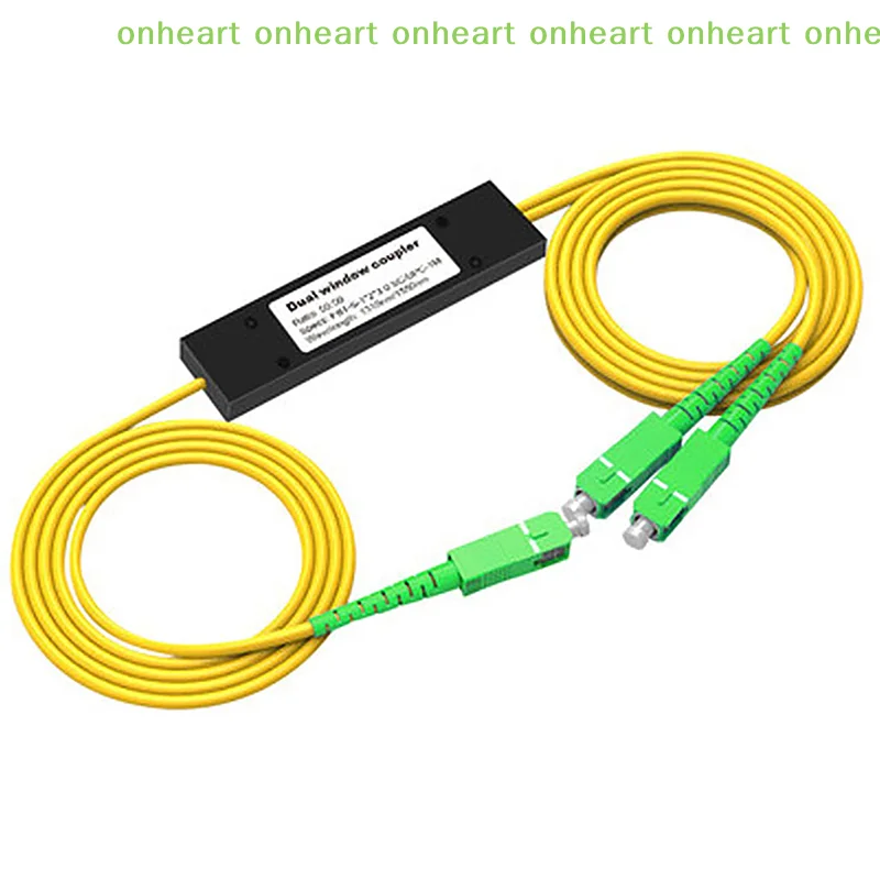 [C]Tapered 1 To 2 Splitter Box /APC Computer Accessories 1Pc 1x2 FTTH Fiber Optic Splitter 1 Point 2 Fiber Optic Splitter Box