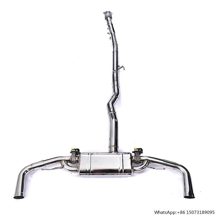 For   A35/A45 2.0T 2020Tuned Exhaust System Sport High Performance CatBack Exhaust Pipe Electronic Valve Muffler Exhaust