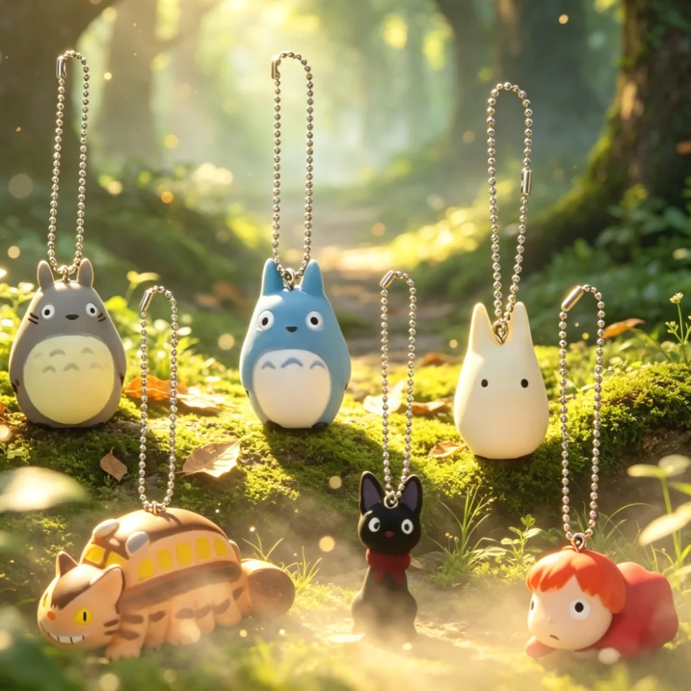 Anime Figure My Neighbor Totoro Pendant Action Figures Pvc Statue Desktop Ornamen Collection Model Toys Gifts Single 4cm