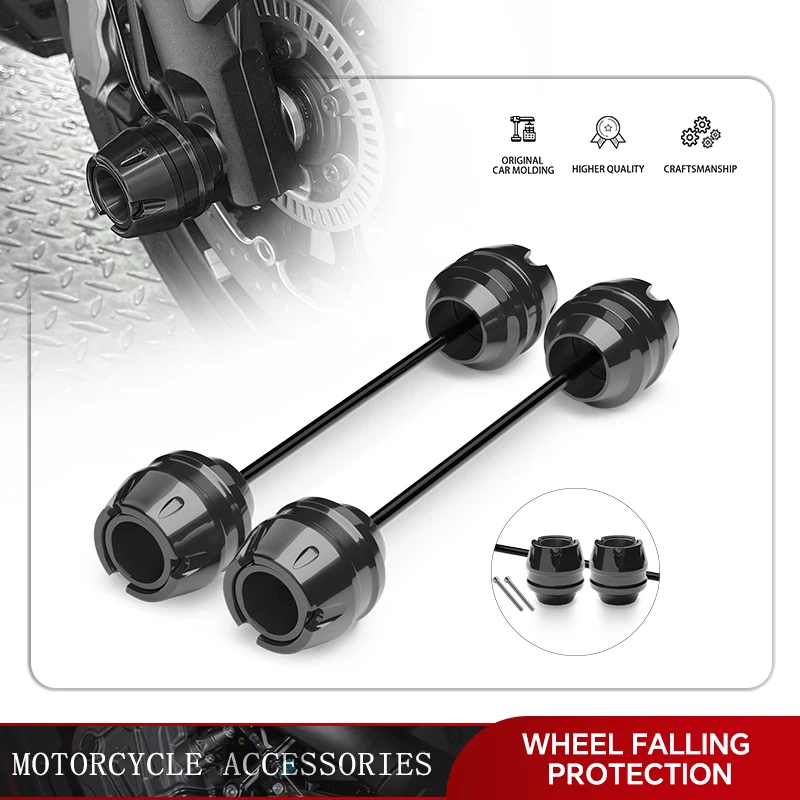 

NEW Front & Rear Axle Fork Crash Sliders Pad For 899 Panigale 2013-2016 1199 panigale s/r 2012-2014 Motorcycle Wheel Protector