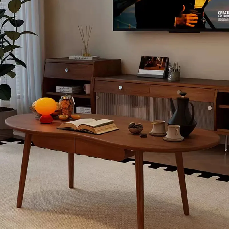 Minimalist Designer Coffee Table Decoration Modern Living Room Nordic Side Table Storage Drawers Mesa Auxiliar Salon Furniture