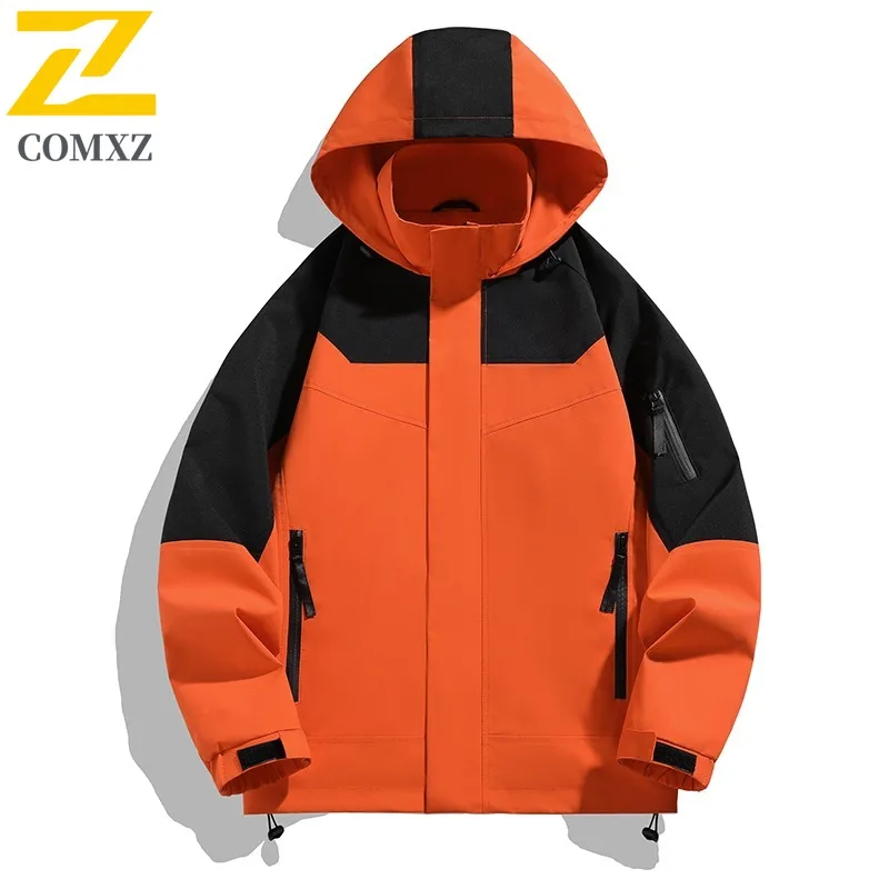 

COMXZ Lightw Роскошная мужская куртка, новое универсальное пальто с капюшоном для скалолазания, уличная повседневная ветрозащитная осенняя ветровка