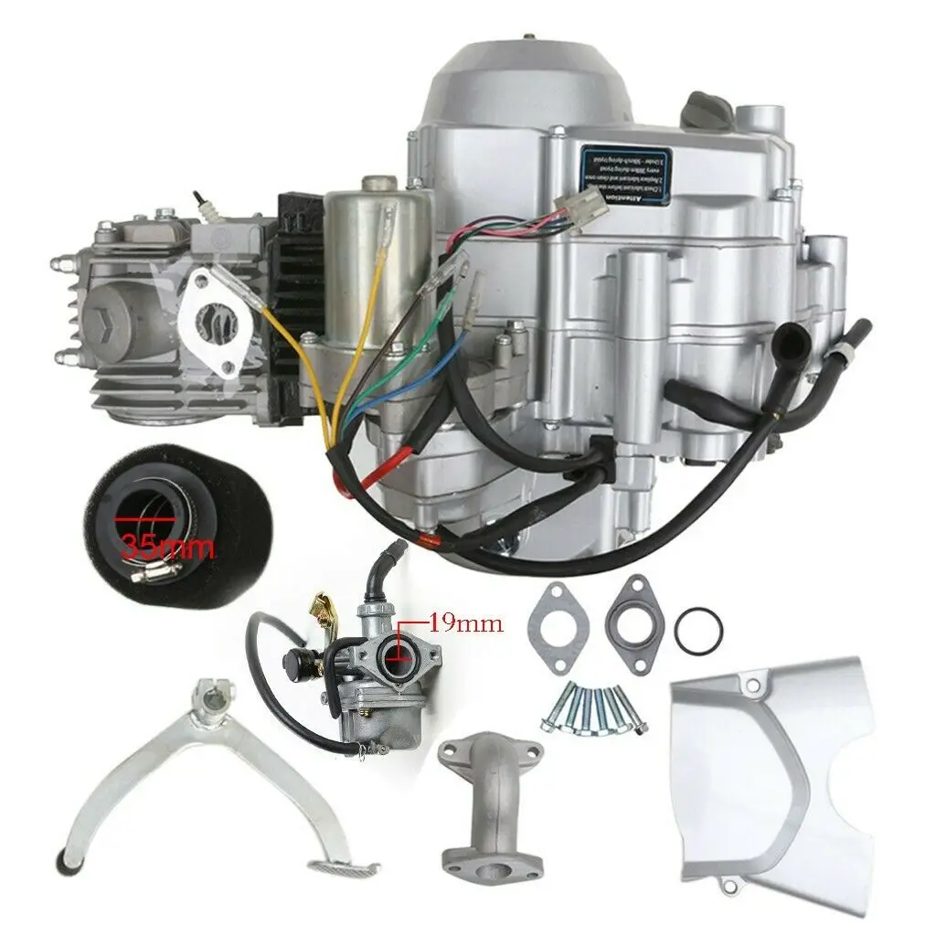 

TDPRO 125cc Semi Auto & Reverse Engine Motor 4 Stroke ATV Quad Go kart 70/90/110/140cc