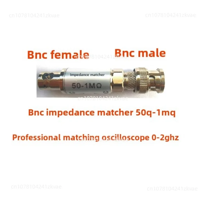 Oscilloscope Impedance Matching Device BNC Interface 50 Ohm-1M Through Load Terminal Load