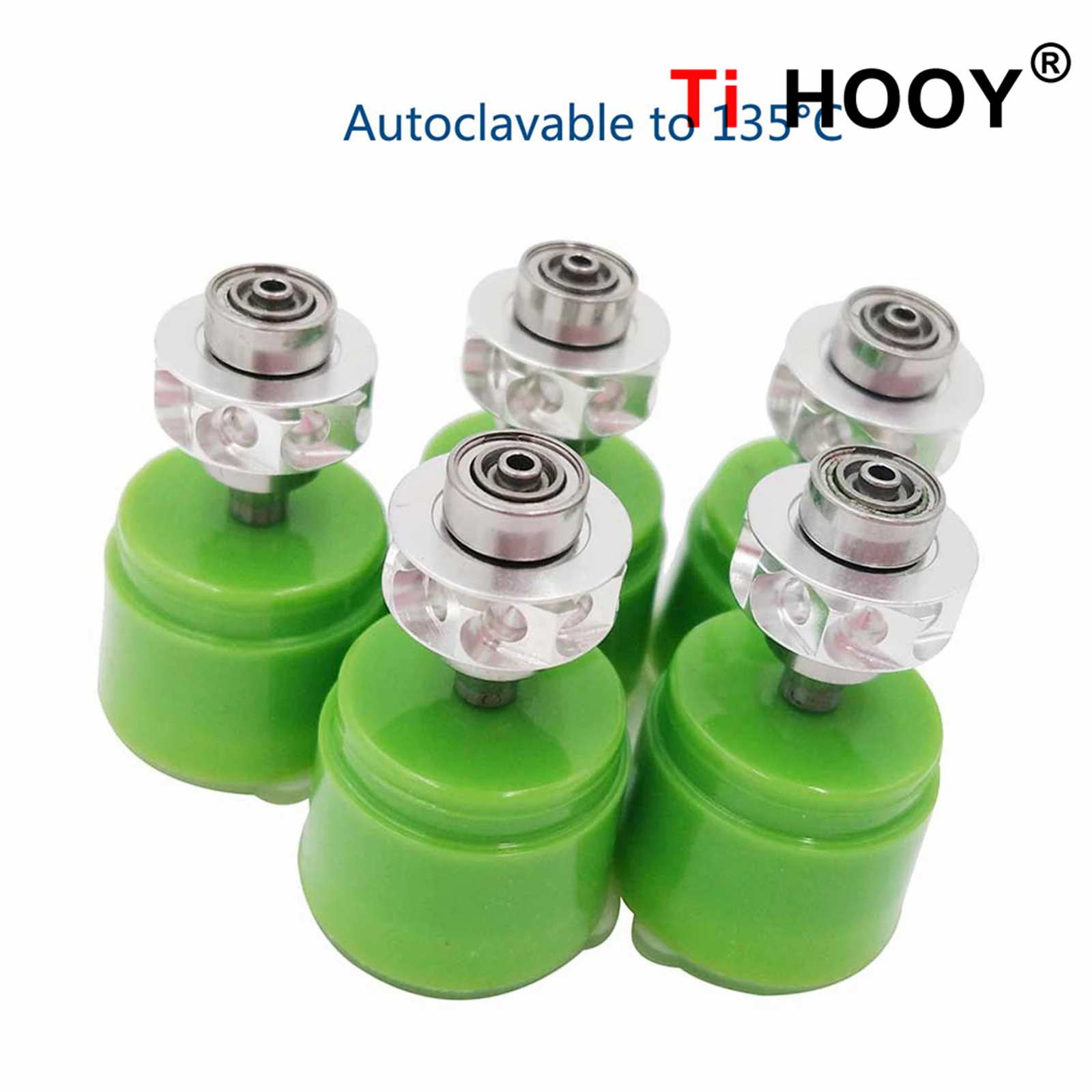 

TI HOOY 5pcs Dental Handpiece cartridge compatible KAVO 660 655 655B 655C Super Torque head Turbine rotor