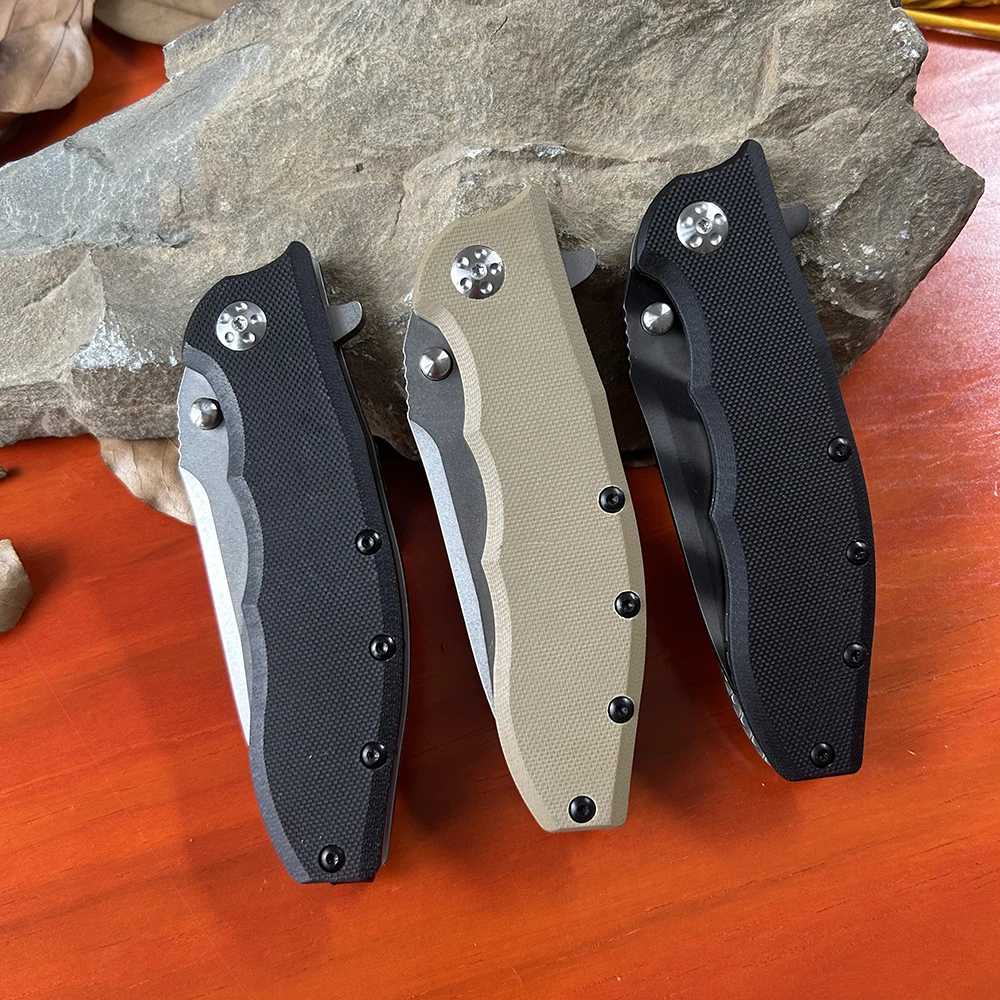 ZT 0562 Outdoor Folding Pocket Knife G10 Handle Portable Camping Tourist Jackknife EDC Tools for Men Personal Defense Knife