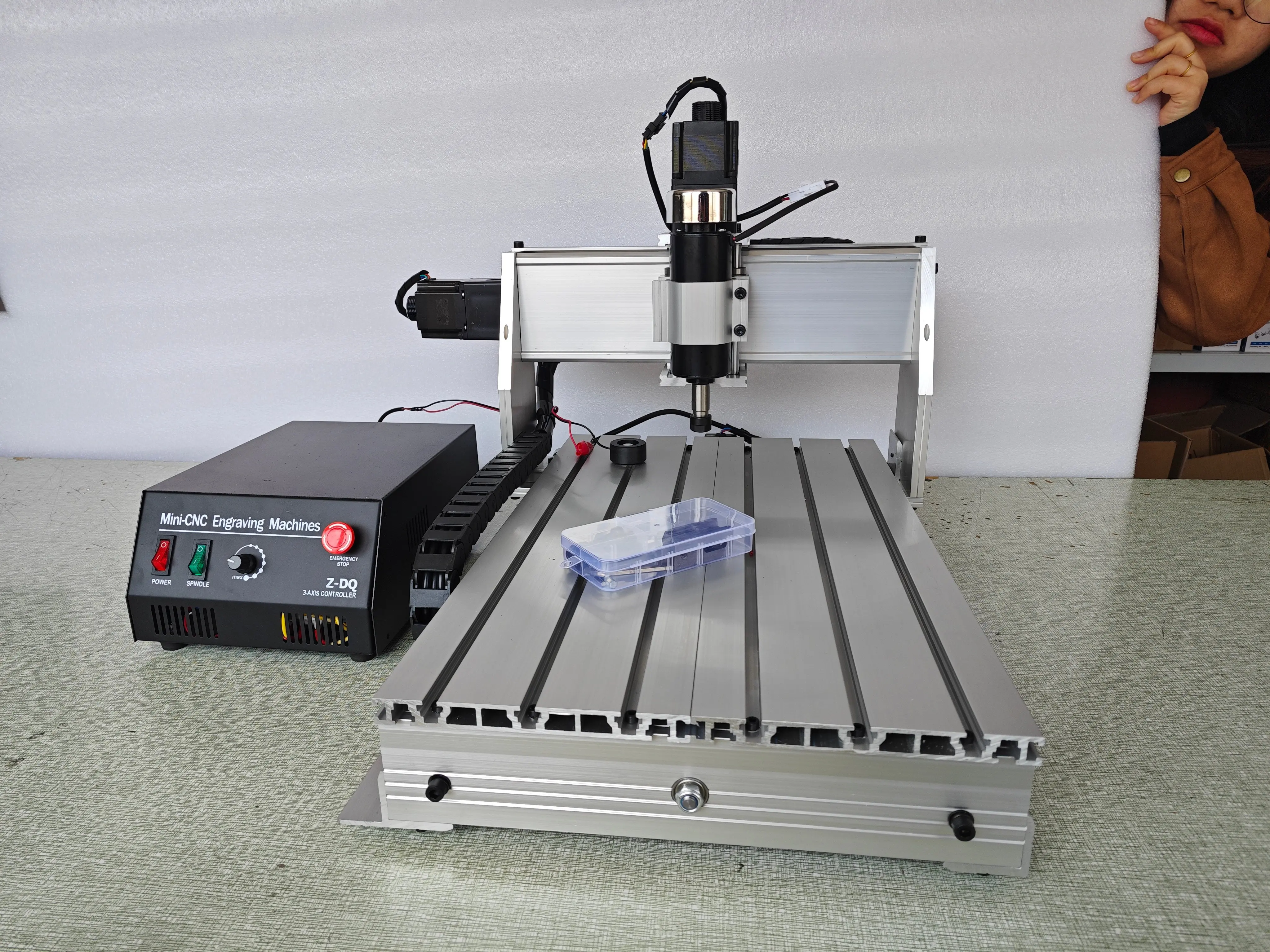 3040 Z-DQ LPT Or USB Port MACH3 Desktop CNC Router Engraving Milling Machine + 500W Spindle