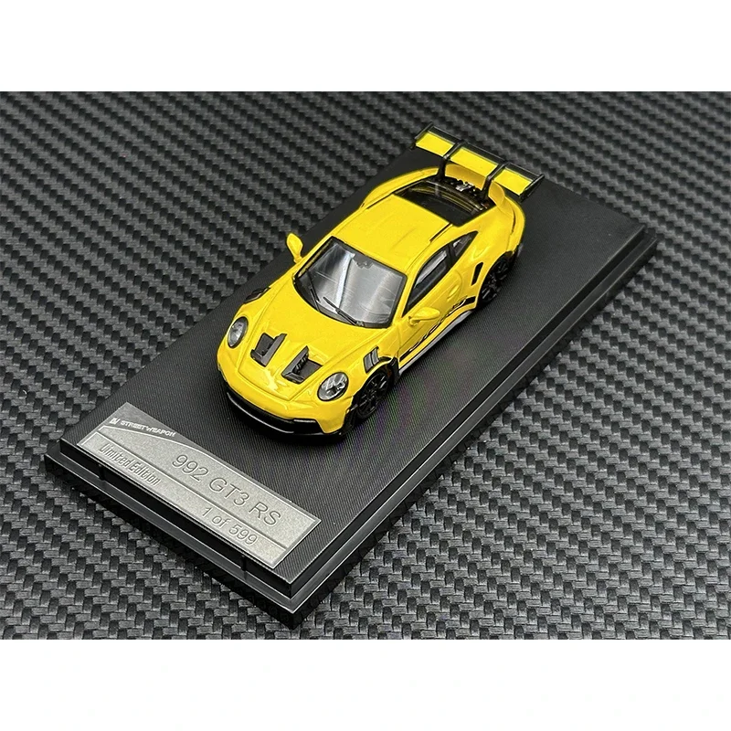 In Stock 1:64 SW 992 GT3RS Diecast Car Model Collection Miniature Toys Street Weapon