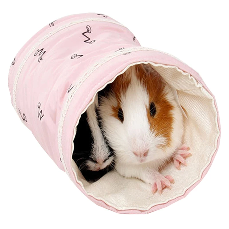 Warm Pet Hamster Cage Bed Toy Guinea Pig Tunnel Tube Chinchilla Hedgehogs Dutch Rats Cage Accessories Supplie Bearded Dragon Bed