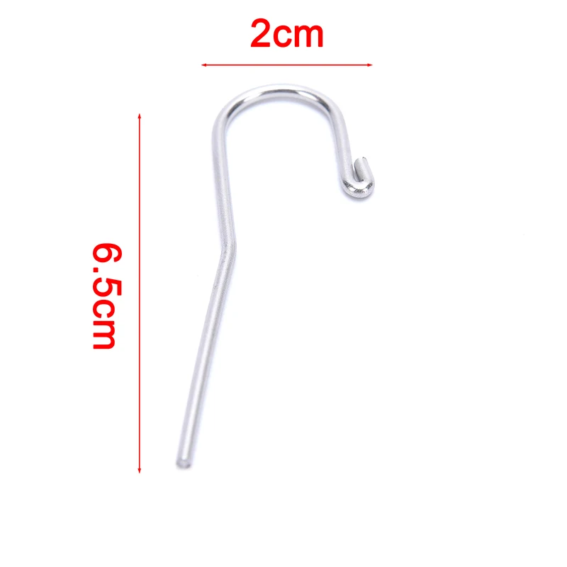 Crochet dentaire Jules en acier inoxydable, accessoires de mesure de canal radiculaire, crochet buccal, outil de localisation d'apex pour dentistes, 2mm, 5 pièces par paquet