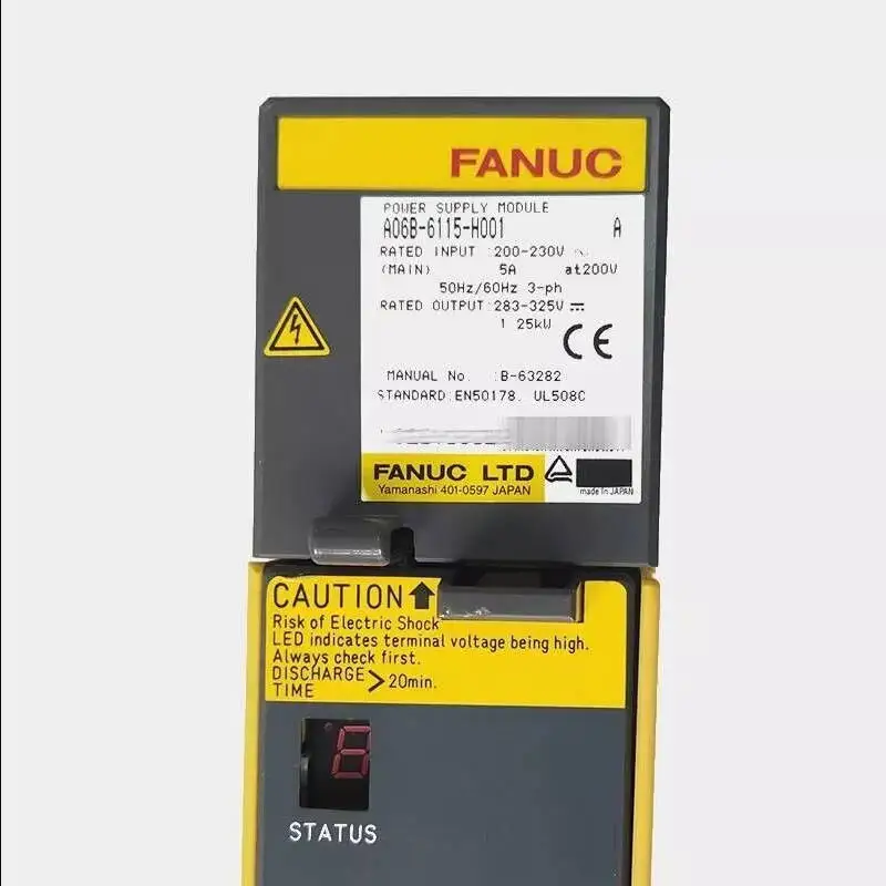 

A06B-6115-H001 New Fanuc Servo Driver IN STOCK Fast ship