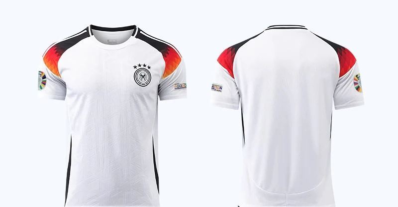 2024 Deutsches Team-Trikot M Ü Ller Havertz Fußballtrikot, 3D-gedrucktes Heimspiel-Trainingsanzug-T-Shirt für Herren und Kinder