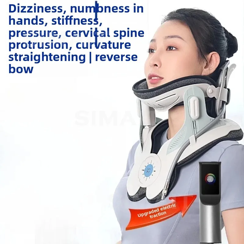 New product  popular Inflatable Adjustable Penumatic Cervical Collar Pain Relief Neck Cervical Traction Device