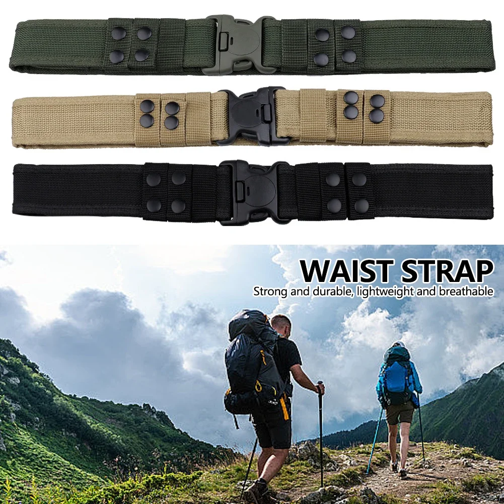 1 قطعة 140 سنتيمتر الإفراج السريع التكتيكية حزام القتالية نمط أحزمة موضة الرجال قماش أحزمة رجل الصيد في الهواء الطلق التمويه #5