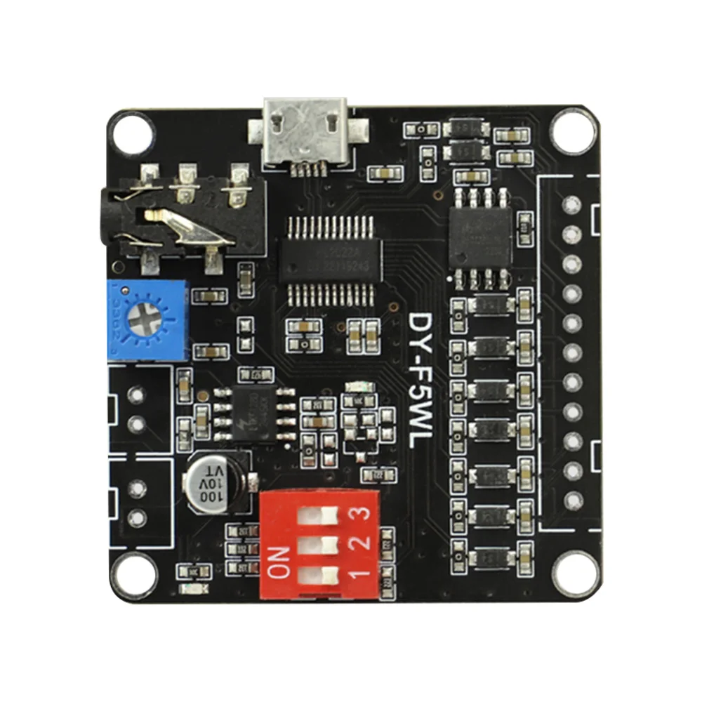 DY-F5WL moduł sterujący odtwarzacza MP3 o mocy 5W jeden wyzwalacz 32M niestandardowy dźwięk F5WL