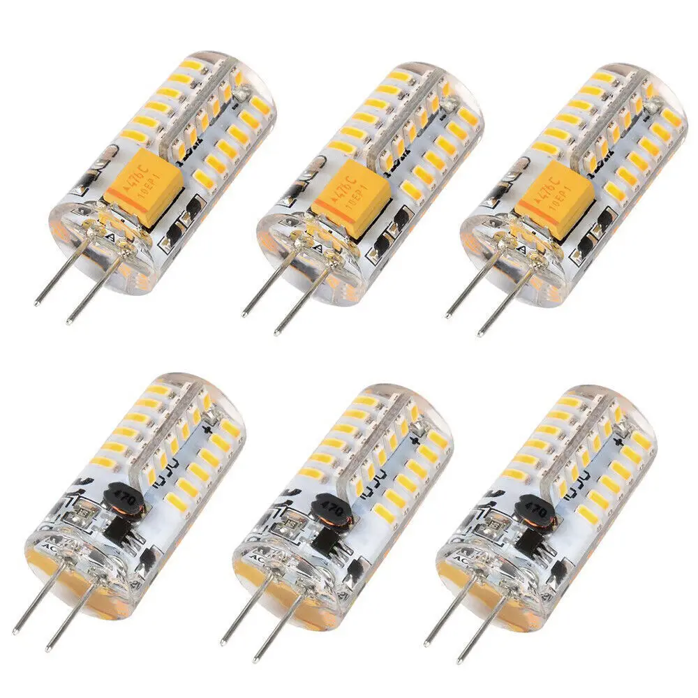 1-10PCS Mini G4 LED Bulb 110V 220V Lamp COB 3W DC AC 12V LED G4 Light 360 Beam Angle Chandelier Light Replace Halogen Lamps