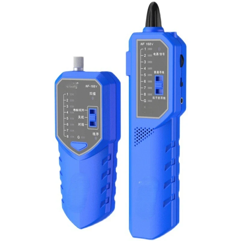 

Multifunctional Network Cable Tester NF-168V Line Finder Tester Poe Anti-Interference