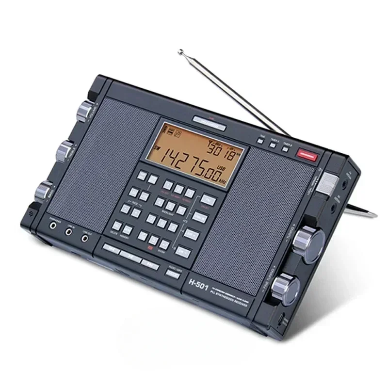 

H-501 Портативное стерео радио полнодиапазонный FM SSB радиоприемник двойной громкоговоритель с радио музыкальным плеер Tecsun H501