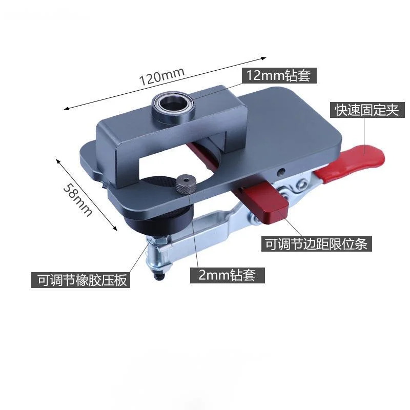 Woodworking 35mm Hole Opener Hinge Opener Door Cabinets Hinge Locator Wood Work Hole Drilling Guide Locator Woodworking Tools