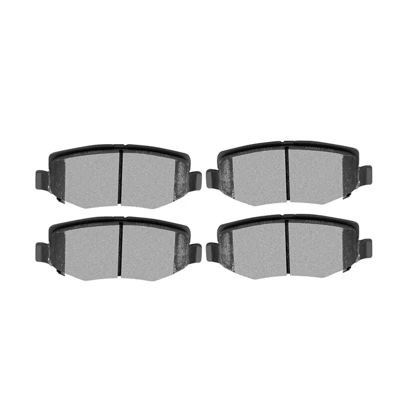 Pastillas de freno delanteras y traseras, 4 piezas, diseñadas para Dodge Nitro 2007-2011, Jeep Liberty 2008-2012, Jeep Wrangler 2017-2018 (traseras)