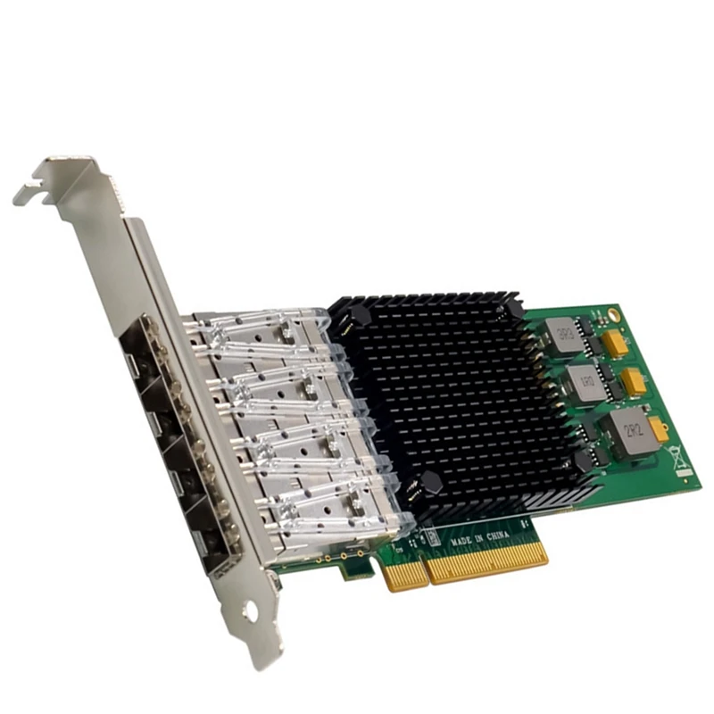 Pcle X8 BCM57840 4 Port Server Network Card 10G SFP+ Fiber Network Card PCI-Express Ethernet Network Card