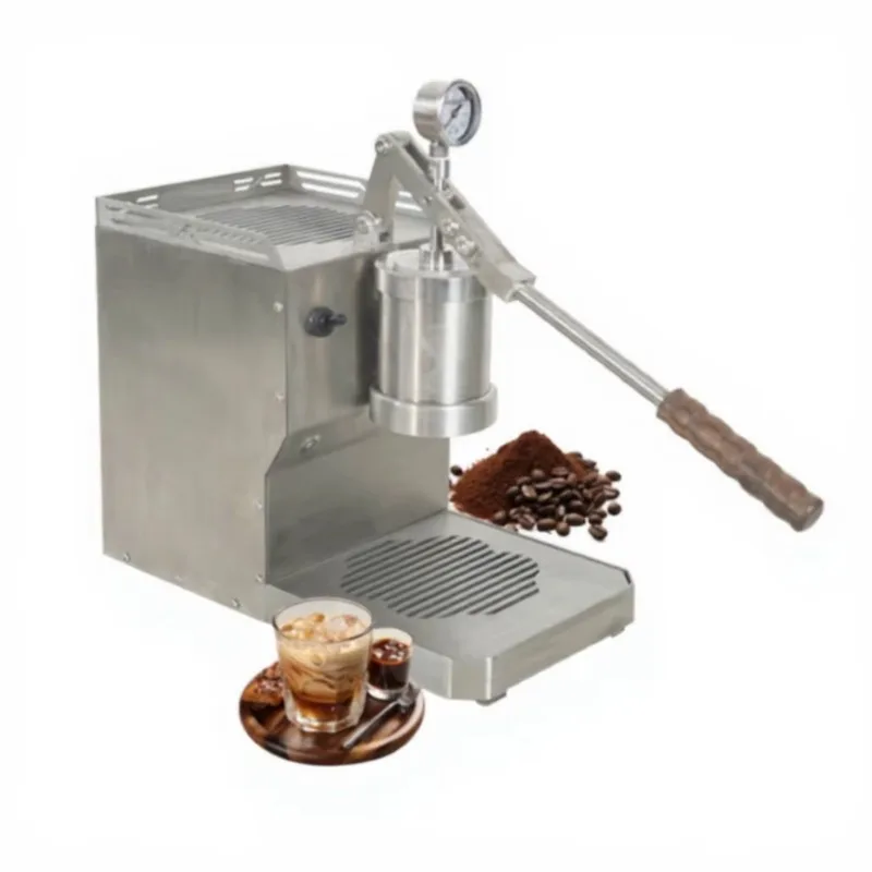 

3 Boilers Manual Portable Coffee Maker Espresso Manually Handheld Pressure Espresso Maker Hand Pressing Cafe Machine