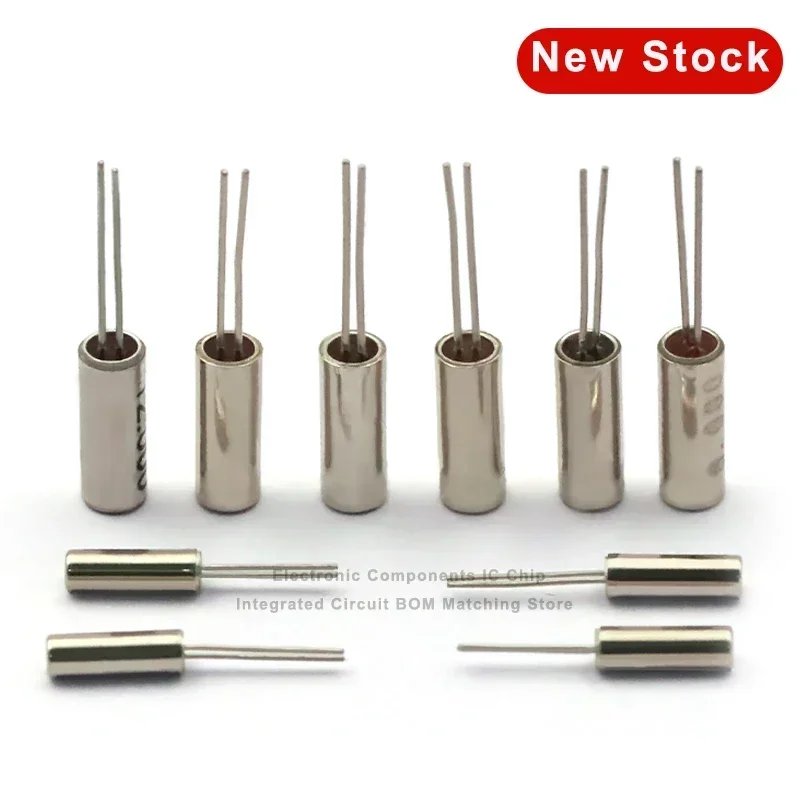 100pcs 2x6 mm 12MHz 12.000 MHZ Frequency Resonator Oscillator Quartz Crystal Cylender 12m 2*6mm