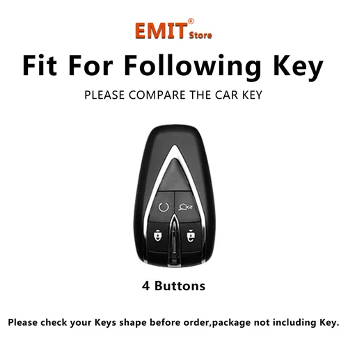Imagen 2 del producto Funda de llave de coche de aleación de Zinc para Changan QIYUAN NEVO A05 A06 A07 Q05 Q07 2025 llavero de estilo de coche cubierta decorativa remota Shell Fob