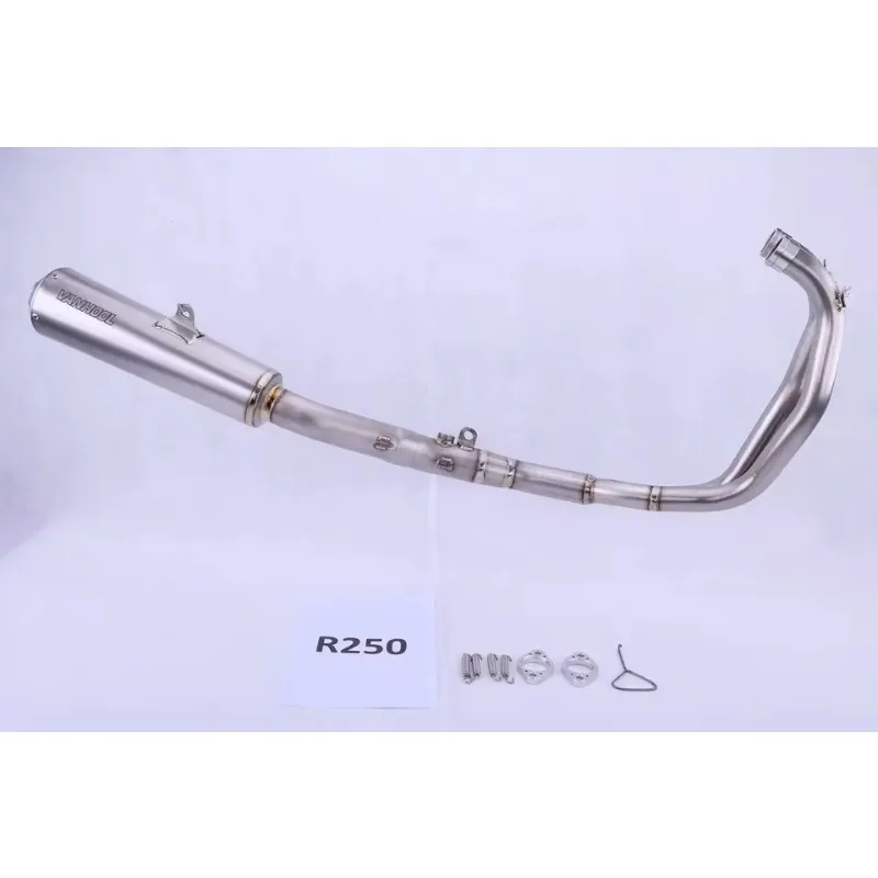 أجزاء نظام أنبوب عادم سباق التيتانيوم FBB YZF R25 R3