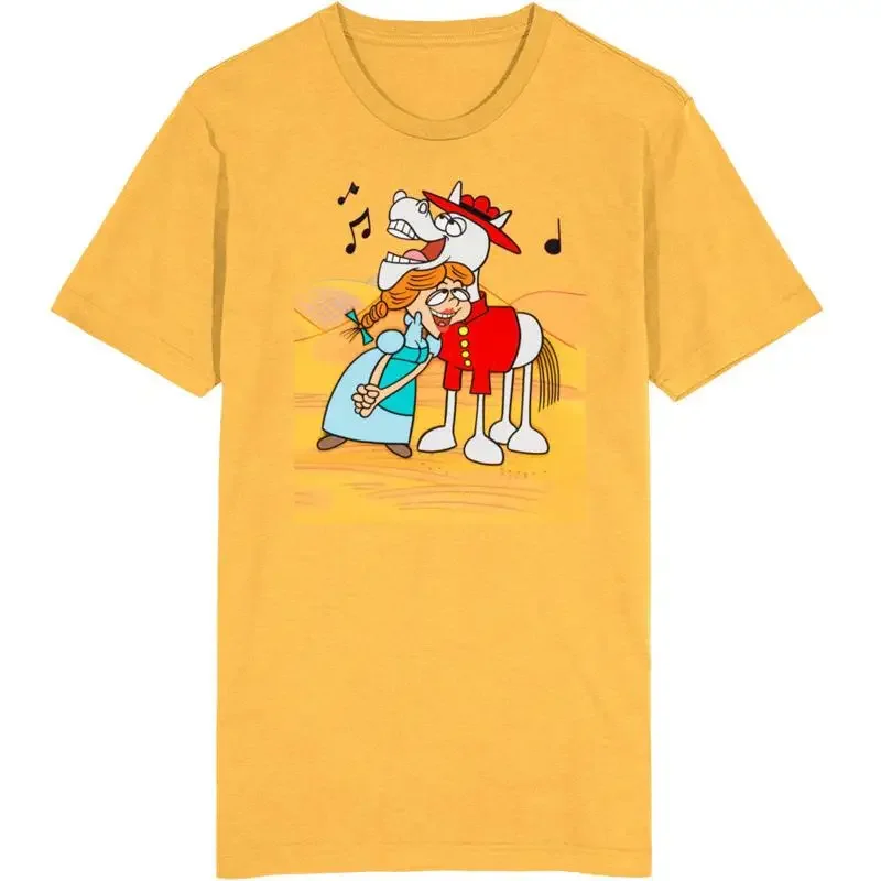 Camiseta Dudley Do-right Nell y el caballo