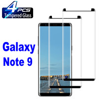 1/4Pcs 3D Tempered Glass For Samsung Galaxy Note 9 Screen Protector Glass