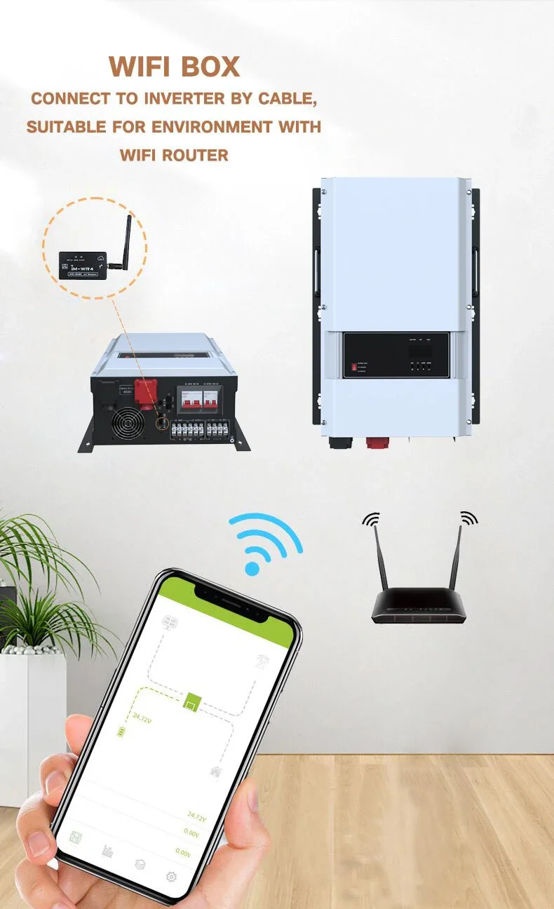 حار بيع 8KW الشمسية خارج الشبكة العاكس مع MPPT الشمسية جهاز التحكم في الشحن 48 فولت