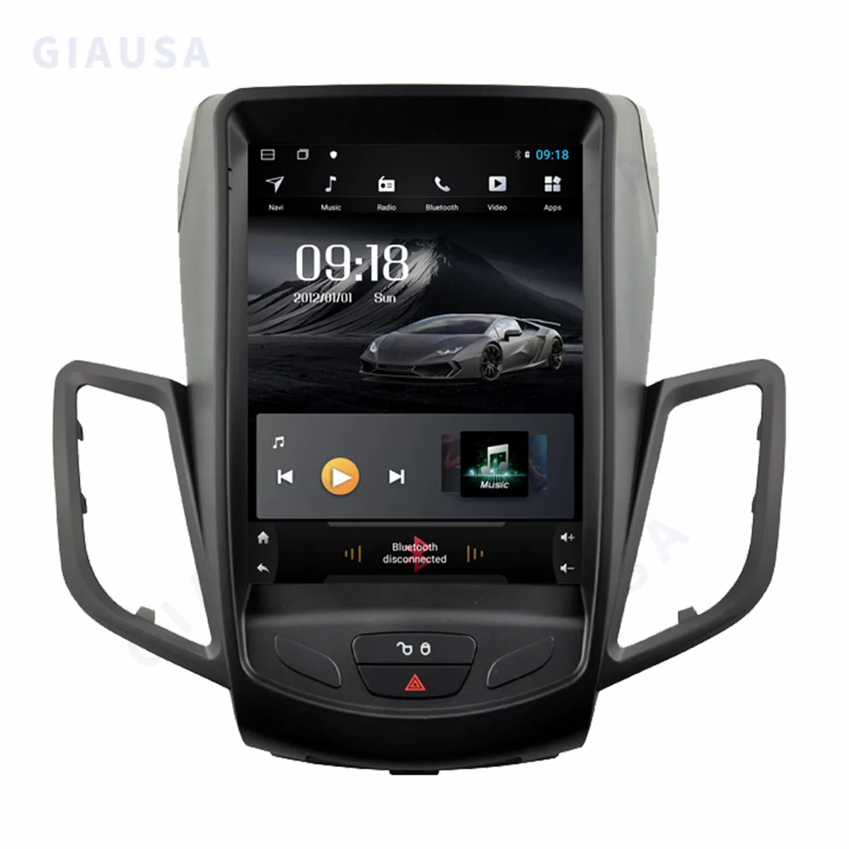 Android 12 6G + 128GB ekran dla Ford Fiesta 2008 - 2016 samochodowe Multimedia odtwarzacz GPS nawigacja Headunit Radio samochodowe Stereo