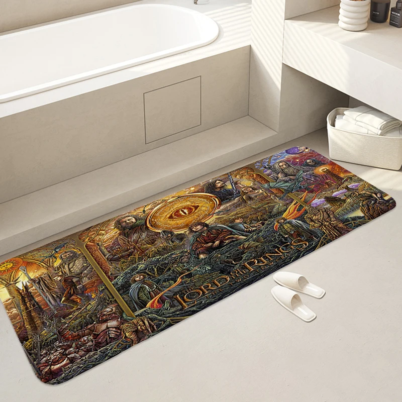 Kitchen Carpet Z-Lord of the Rings Bedroom Carpet Entrance House Floor Mat Sleeping Room RugsModern Home Decoration Bathmat