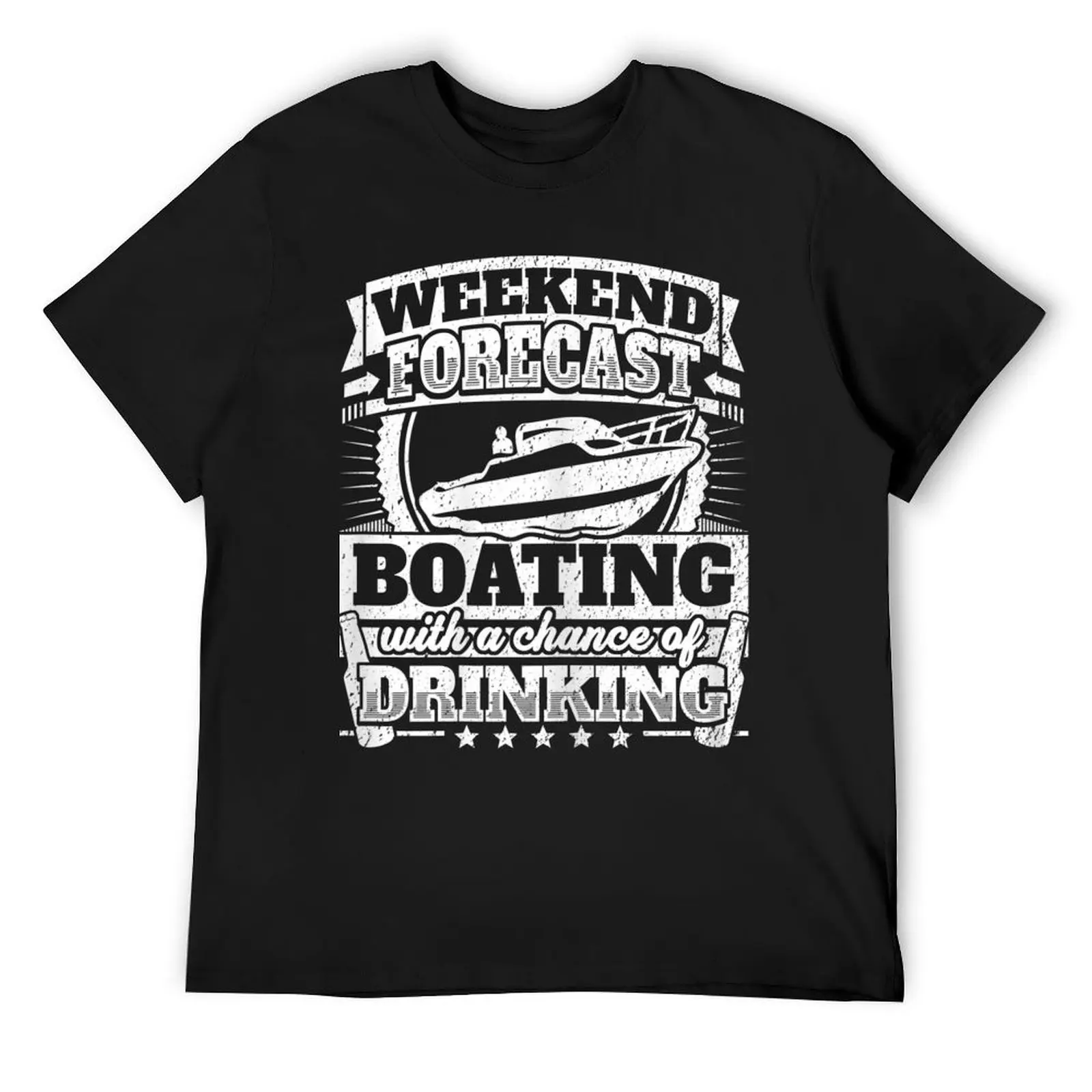 Weekend Forecast Boating With A Chance Of Drinking T-Shirt customizeds sports fans anime cheap stuff mens t shirts pack