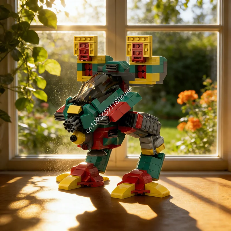 520 Piezas MOC Sonic The Hedgehog B Hot Shot Adventure 2, Bloques de Construcción de Modelos, Regalo de Navidad, Juguete de Construcción, Educación Creativa