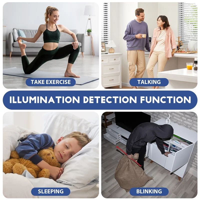 

Датчик присутствия GO-Zigbee с обнаружением яркости/расстояния 5/110/220 В Tuya Smart Life Домашняя автоматизация