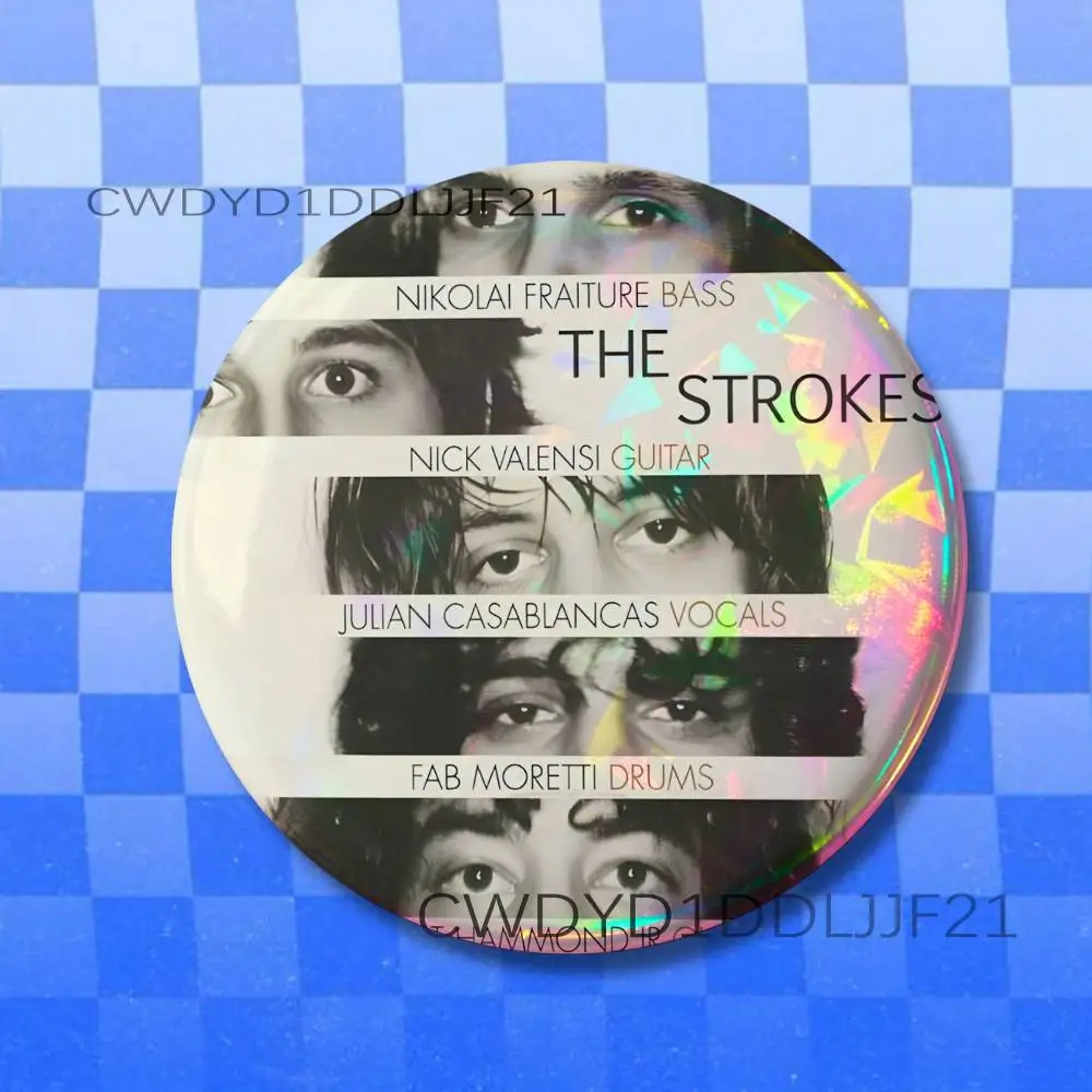 The S-Strokes Band Button Pins Coole Anime Cosplay Abzeichen Kleidung Rucksack Dekorationen Brosche Geschenke – Detail 4