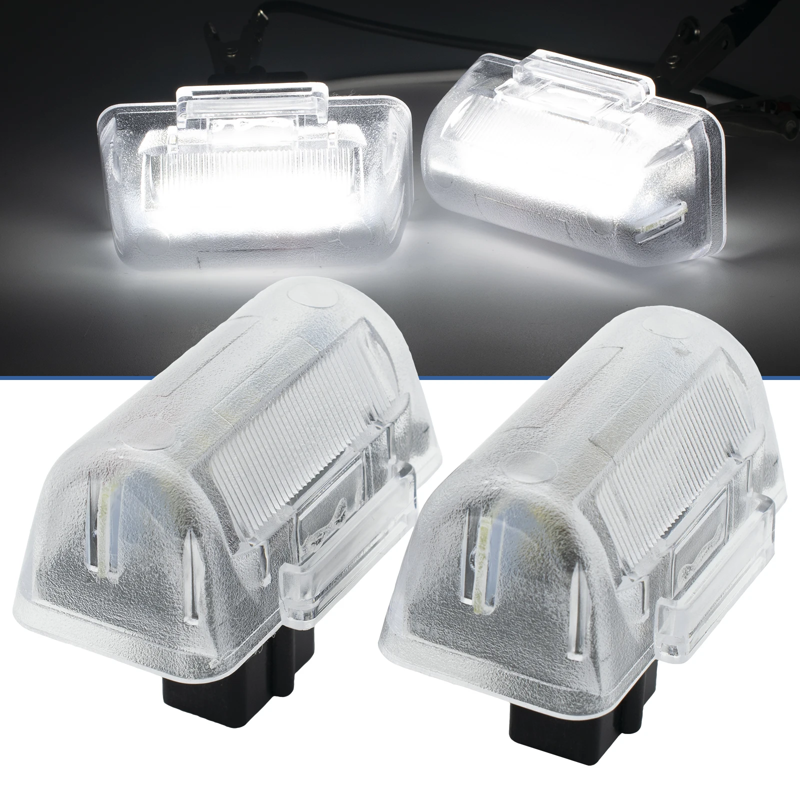 For Ford TRANSIT REAR BACK LED SMD NUMBER PLATE LIGHT MK5 MK6 MK7 1985-2013 TRANSIT CONNECT COSTUM 1732840 4388111