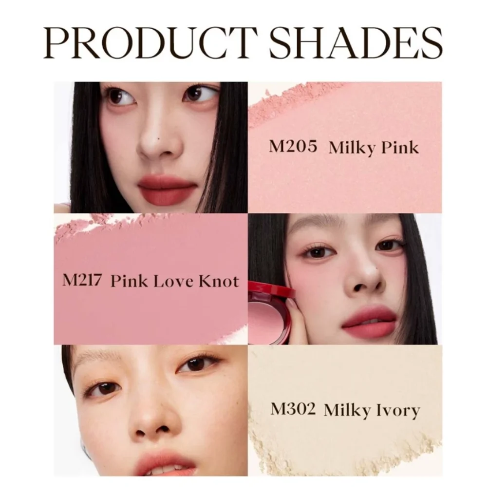 JOOCYEE BLUSHER и HIGHLIGHTER Универсальные оттенки Стойкий Натуральный вид Легко наносится Оригинальная косметика для Фото №3