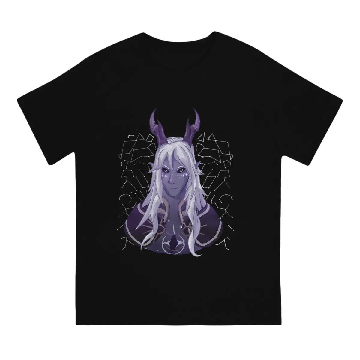 Aaravos Men T Shirt The Dragon Prince Novelty Tees Short Sleeve O Neck T-Shirt 100% Cotton Classic Clothing