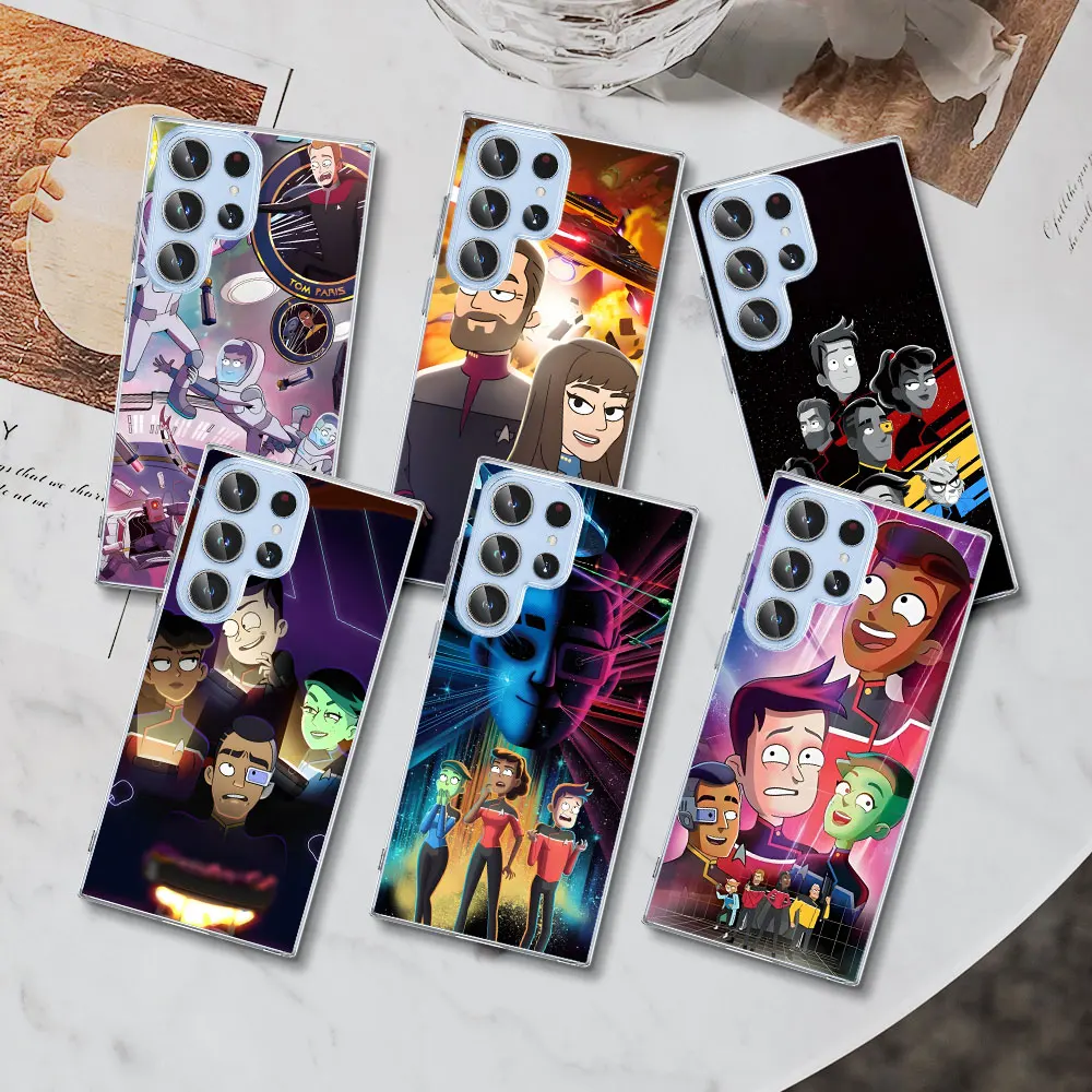 Star Trek Lower Decks Case for Samsung Galaxy S23 S20 S21 FE S22 S24 Ultra S8 S10 Lite S9 Plus S10e TPU Soft Phone Cover Coque