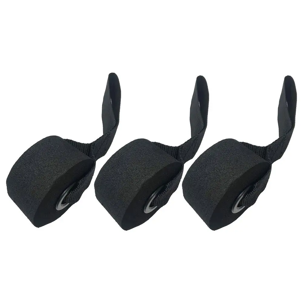 

3Pcs Door Resistance Strap Anchor for Gym Equipment Resistance Heavy Duty Black Fitness Workout Tools Non Slip Durable