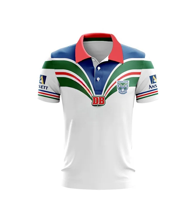 

POLO New Zealand Warriors away olive jersey men's T-shirt retro version(Custom name and number )