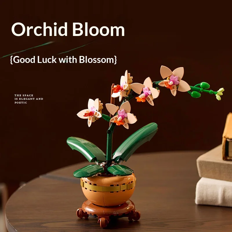 

Lego Building Blocks Flower Plants Series 10343 Elegant Orchid Boys and Girls Children's Puzzle Building Toy Gift Ornament